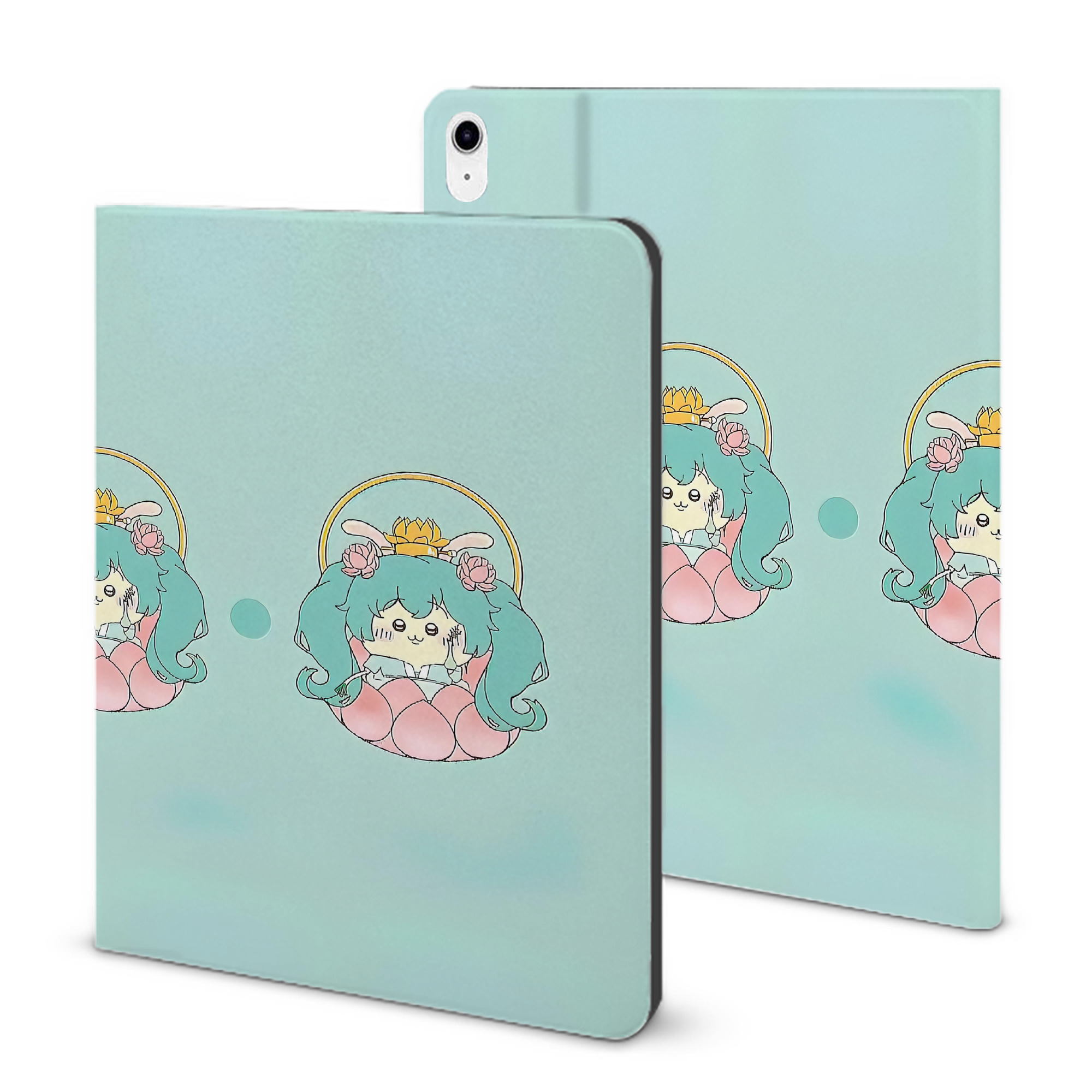 （画像用） ちいかわ Chii-kawa IPad ケース ブック型 PUレザー TPU 耐衝撃 軽量 薄型 ペン収納なし 全面保護 IPad 各モデル対応